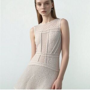 Cato White Textured Top